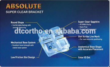China orthodontic sapphire bracket