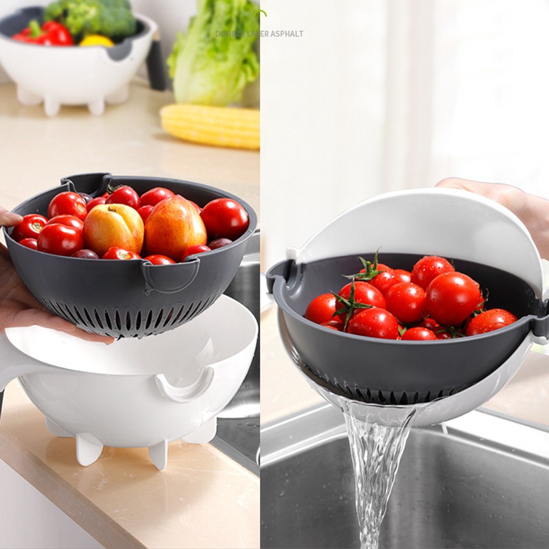 Kitchen Multi Functional Shredder Wet Fruits Drain Basket Blade Cutter Manual 9 in 1 Slicer Vegetable Grater