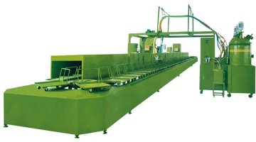 production line for polyurethane foaming line