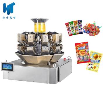 Multihead weigher scale for bulk candy