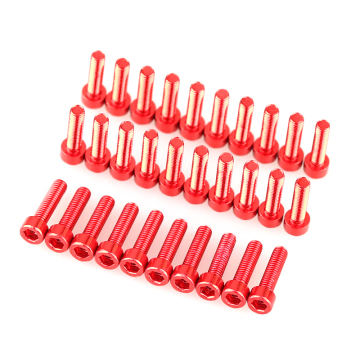 Machining Anodized Aluminum Socket Jam Screw Metric