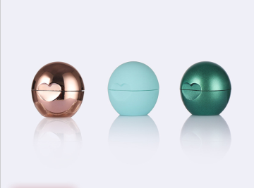 7g lip balm ball jar with heart