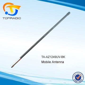 TOPRADIO Dual Band Radio Antenna Vehicle Radio Antenna 3.0dBi Gain Black Antenna