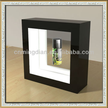 acrylic led magnetic floating bottle display, magnet floating perfume bottle display stand