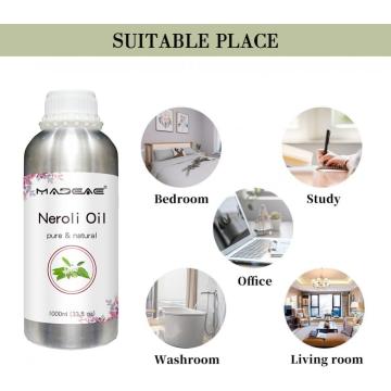 Custom Wholesale High Quality Sample Glass Bottle Skin Care Sleep Pure Dried Neroli Flower Petal Essential Oil