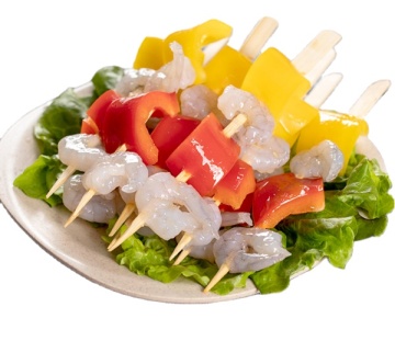 Bamboo Paddle Skewers Food Grade Barbecue Sticks