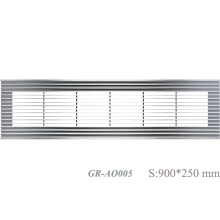 latest technology interior decoration linear return air grille for ceiling design