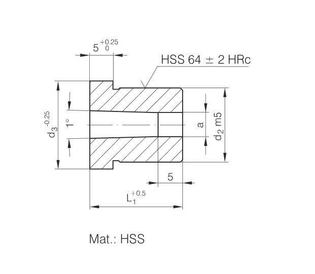 Matrixes with Shoulder Round/Shaped Mould Parts