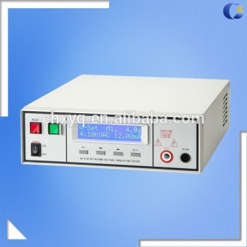 AC 5kV Withstand Voltage Tester, DC 6kV Hipot Tester, AC & DC Programmable Insulation / Hi-pot Tester