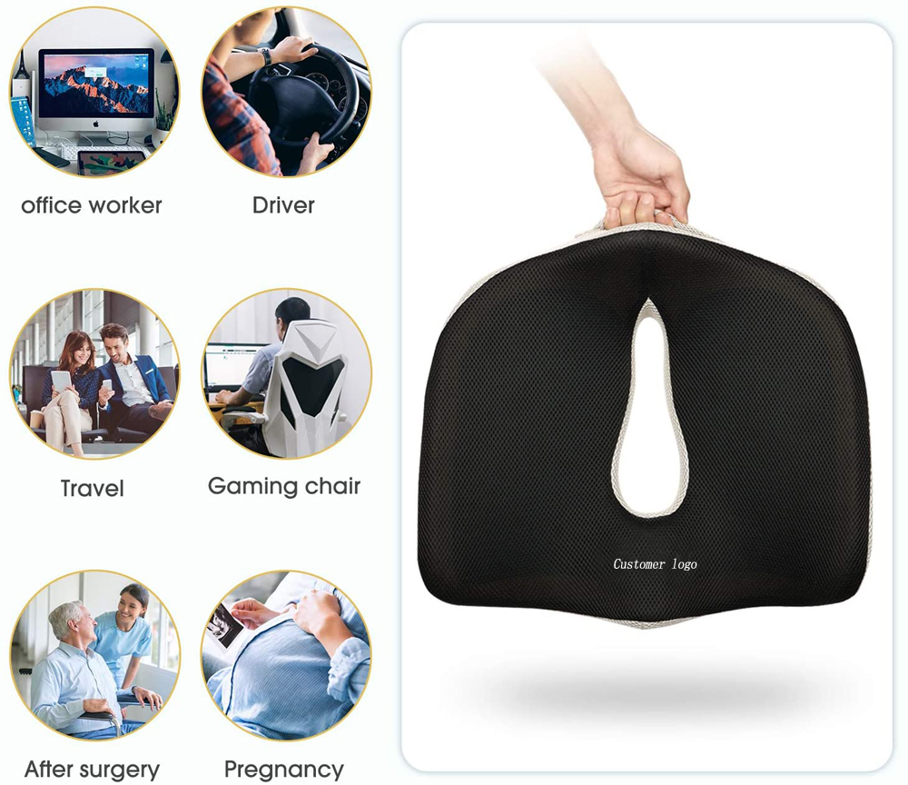 Seat cushion with gel