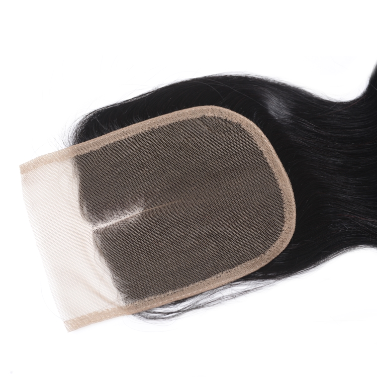 8A peruvian virgin hair lace closure 4*4 peruvian body wave closure Wholesale peruvian hair free parting lace closure