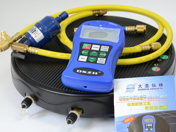 Wireless refrigerant gas charging scale