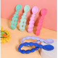 BPA Free Silicone Braided Handle Silicone Spoon Infants