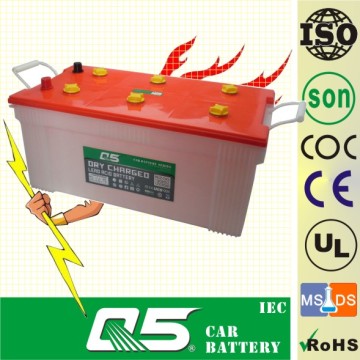 JIS-N200 12V200AH, Super Dry Charged Car Battery Dry charged traction batteries