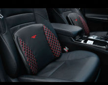 New Products Leather Car Inflatable Travel Pillow