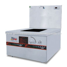 Induction Cooker Glass with Five Adjustable Firepower Levels and Stainless Body