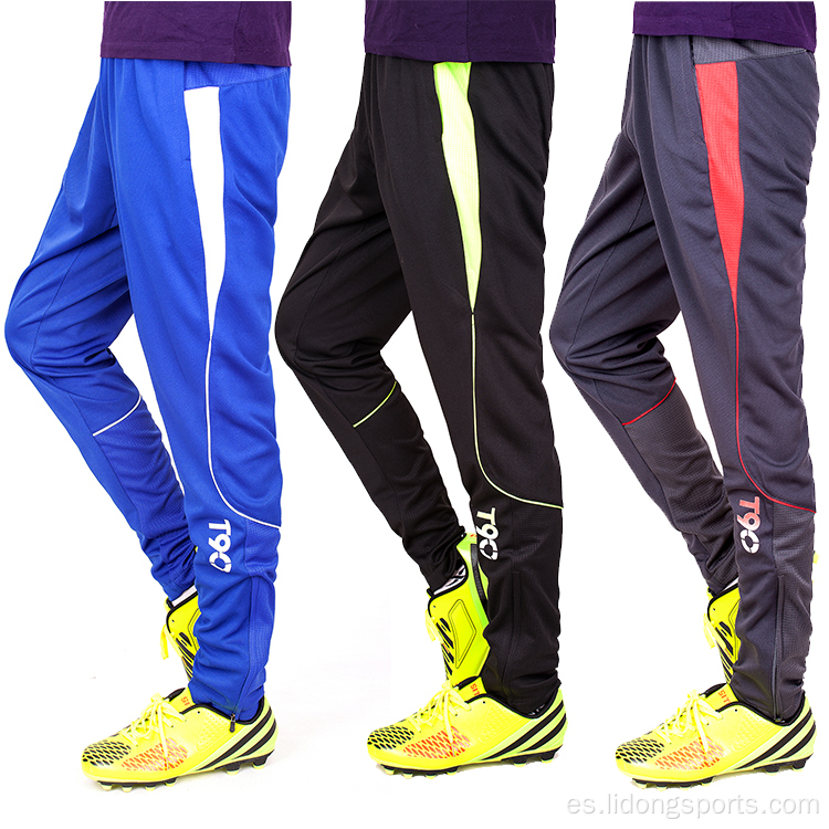 Pantalones de entrenamiento de fútbol de fitness de nuevo diseño al por mayor