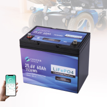 Center Power Long-Lasting 24V 60Ah Deep Cycle Battery for Electric Mobility Vehicles