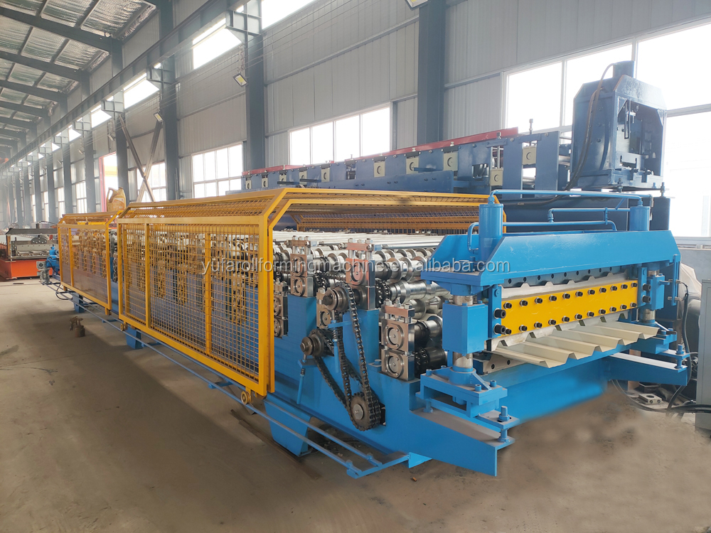 double layer metal tile roll forming machine