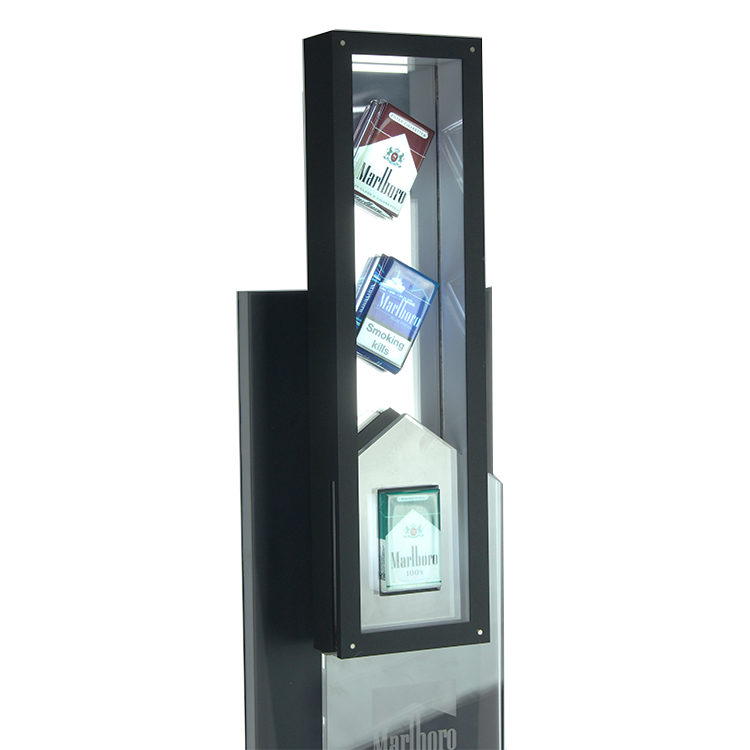 Factory High-end Custom Shop Large Cigarette Acrylic Display Rack LED Acrylic Display Stand