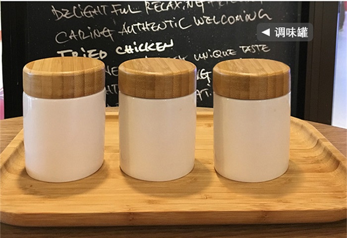 White Kitchen Canisters