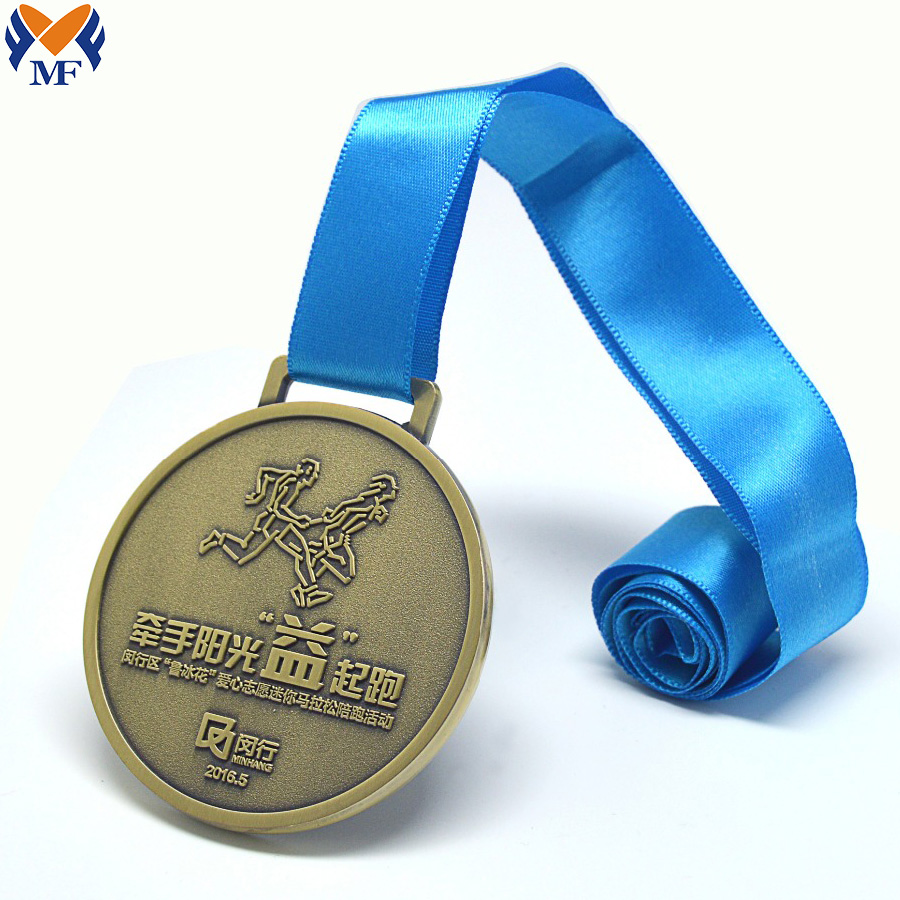 Hot popular personalised custom run medals