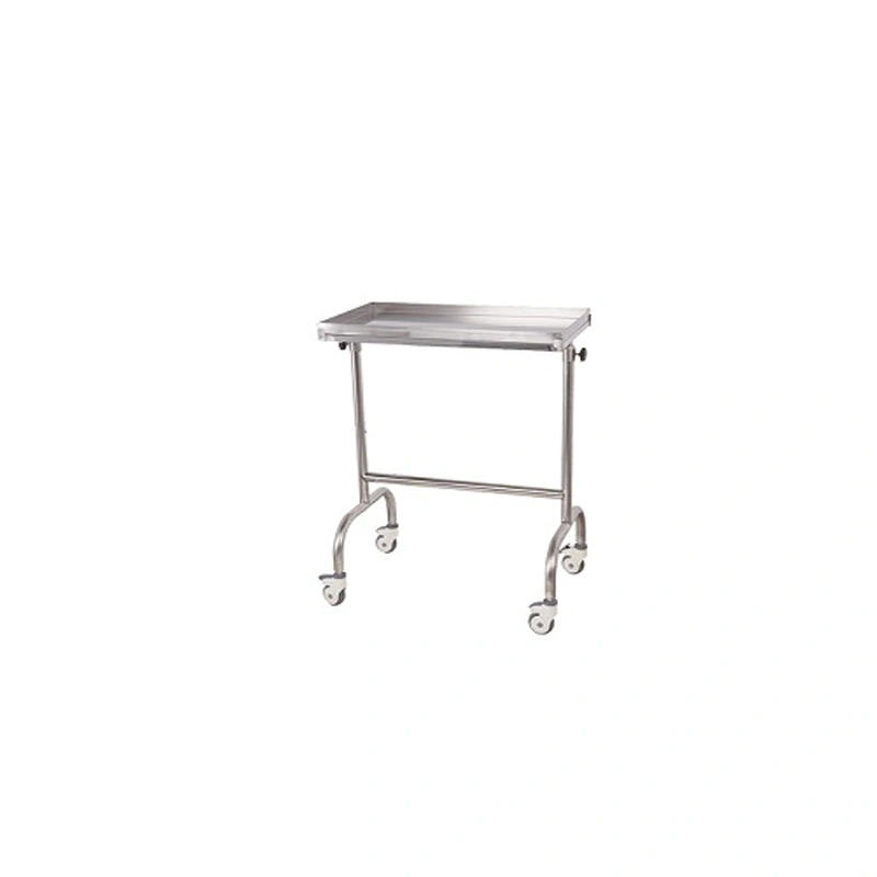 Hospital Instrument Medical Double Stand Trolley