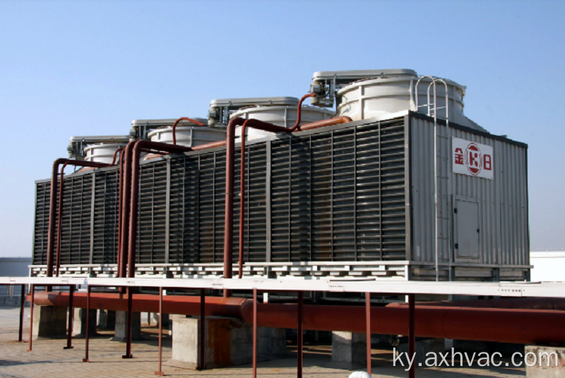 HVAC кондиционер тутуму үчүн муздатуу мунарасы