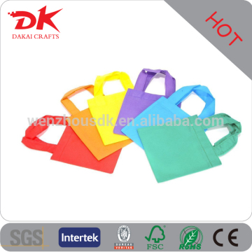 Custom Poly Non-Woven Tote Bags 6" Assorted Colors Party Bag