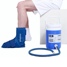 Ice Compression Cold Therapy System with Ankle Pad