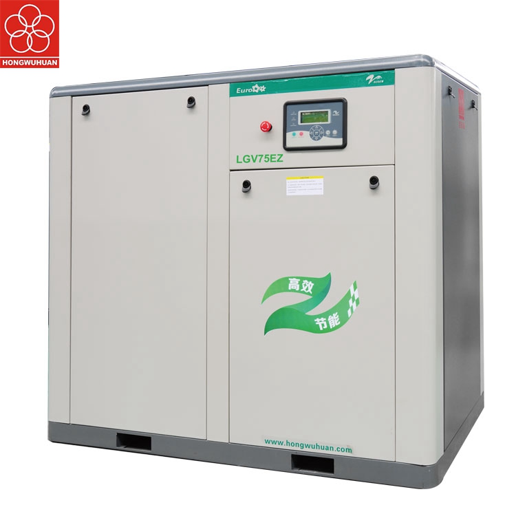 Nouveau compresseur d&#39;air à fréquence variable entraîné direct 75kw