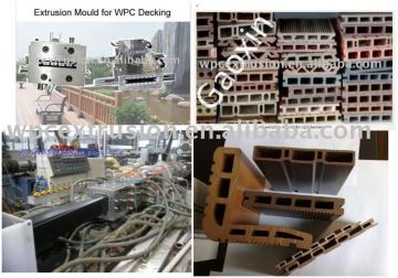 WPC extrusion mould