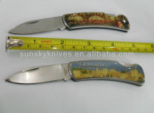 Plastic folding knife