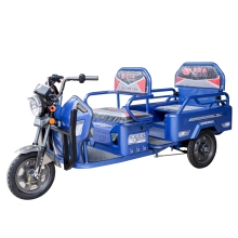 Electric Tricycle Cargo Moped - 3 Wheel Folding Electric Tricycle