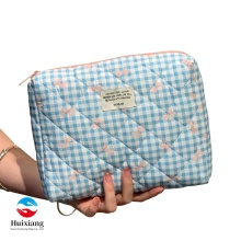 Quilted Makeup Bag with Cute Design