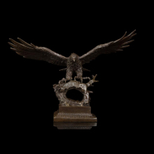 Wholesale life size bronze eagle sculpture for office decoration