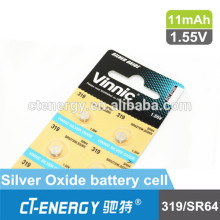 1.55v watch battery/ silver oxide watch battery