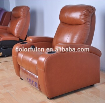 Brown Recliner Sofa/Recliner Brown Sofa/Brown leather Recliner Sofa LS607