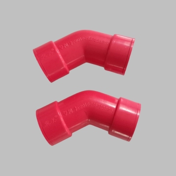 45 Degree Elbows Red Size 2 Inch