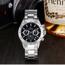 Business Mechanical Stainless steel wristwatch