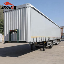 Hot Sale 3 Axle PVC Curtain Side 40 Ft Van Box Semi Trailers