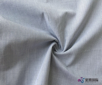 Woven Fine Grid 100% Cotton Plain Fabric