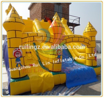 Ruilin low price inflatable slide,inflatable castle item slide