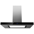 Panel LED Island Cooker Hood 90cm Dengan Kaca