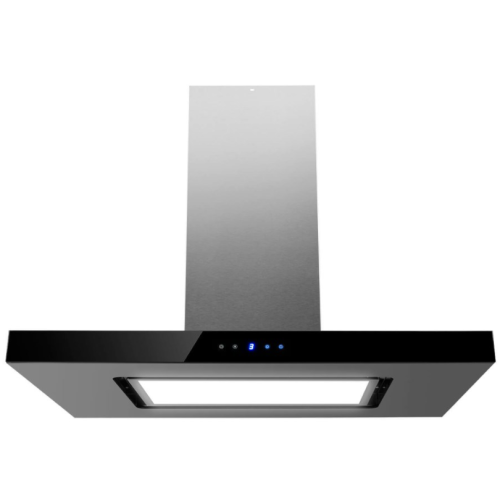 Panel LED Island Cooker Hood 90cm Dengan Kaca