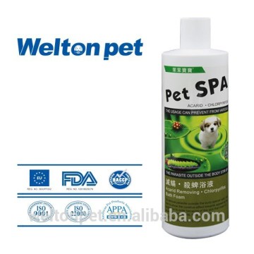 2015 New Mites and Tick Elimination Bath Foam dog shampoo