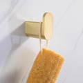 Gold Brass Wall Hanging Towel Holder Cloth Hook