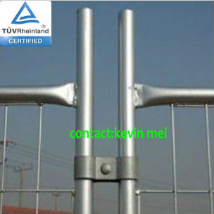 Australia Temp Fence panels with Hot-dipped galvanized clamps and Temporary Plastic feet