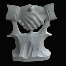 Good quality fiberglass large hand sculpture