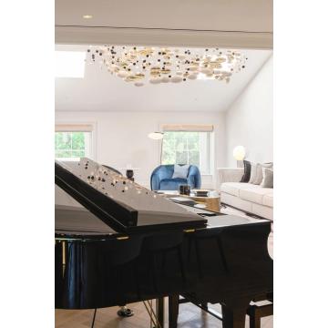 Lobby moderne de luxe de luxe Crystal Lighting